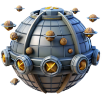 Cosmic Sphere Celestial Mechanics Simulation png