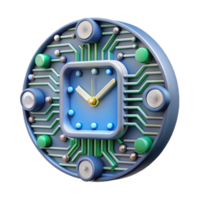 Digital Clock Circuitry Time Management System png