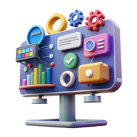 Interactive Data Dashboard Visualizing Metrics Insights png
