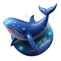 Unveiling the Mystery A 3D Whale s Journey png