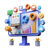 Digital Marketing Analytics Data Visualization and Insights png