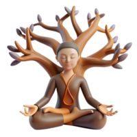 Mindfulness Meditation Finding Inner Peace Through Yoga and Nature png