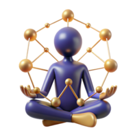 Mindfulness Network Connectivity A 3D Visualization png