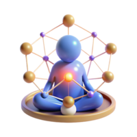 Inner Peace Connecting Mind, Body, and Spirit png