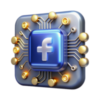Social Media Algorithm Data Processing Connectivity png
