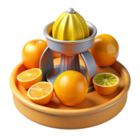 Citrus Juicer with Oranges and Lime png
