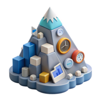 Conquering Project Milestones A Visual Guide to Time Management and Data Analysis png