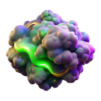 Abstract Nebula Cloud Formation 3D Render png