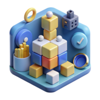 3D Cube Puzzle A Design Challenge of Logic and Structure png