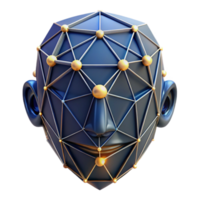 Digital Face Networked Geometry and Human Connection png