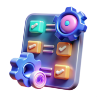 Streamlined Workflow Checklist Gear Integration png