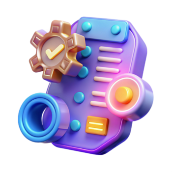 3d icona impostazioni, controlli, e sistema configurazione png