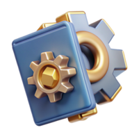 Interlocking Gears System Optimization Automation png