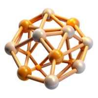 Abstract Network Structure Interconnected Nodes and Bonds png