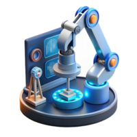 Automated Precision Manufacturing Robotic Arm Control System png