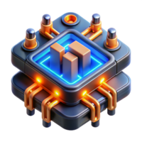 Advanced Data Processing Unit High-Performance Computing System png