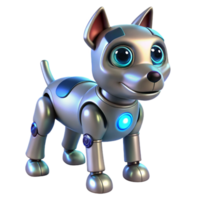 Futuristic Robotic Canine A 3D Render of an Advanced Mechanical Dog png
