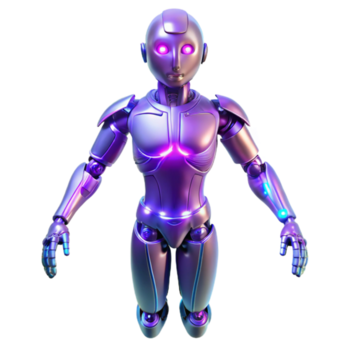 futurista infantil robot un 3d hacer de avanzado androide png