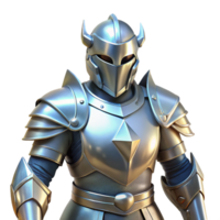 Shining Knight A 3D Render of Medieval Armor png