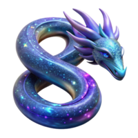 Cosmic Dragon A Celestial Serpent in an Infinity Loop png