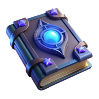 Mystical Grimoire Illuminated Book of Spells and Enchantments png