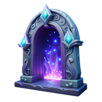 Enchanted Archway Digital Render of a Magical Portal png
