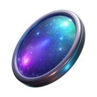 Cosmic Vista A 3D Render of a Celestial Sphere png