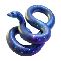 Cosmic Serpent A Celestial Reptilian Creature png
