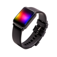 Sleek Smartwatch with Colorful Display png