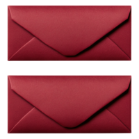 Elegant Red Envelopes for Invitations or Greeting Cards Displayed png