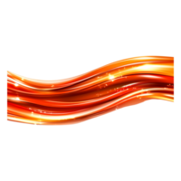 Vibrant Red and Orange Waves with Sparkles Background Design png