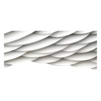 Abstract White Waves Background with Layered Curves Texture Design png