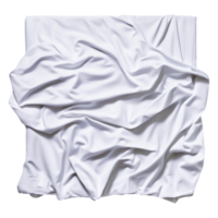 Soft White Fabric Texture with Elegant Drapes and Folds png