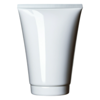Plain White Tube Container for Creams and Lotions on png