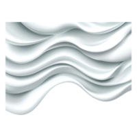 Abstract White Wave Pattern with Smooth Curves and Depth Variation png