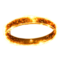 Bright Circular Ring with Sparkles and Glittering Effects png