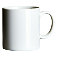 Empty White Mug on Isolated Background for Creative Projects png