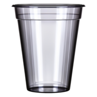 Clear Plastic Cup with Glossy Finish for Party or Event Use png