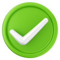 A green check mark icon on a black background png
