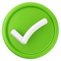 A green check mark icon on a black background png