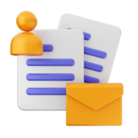 Email, document, and person icon png