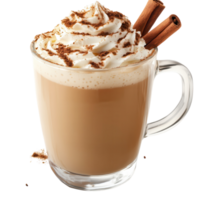 Coffee Drink Whipped Cream on transparent background. png