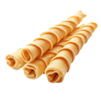 Sweet Wafer Cream Sticks on transparent background. png