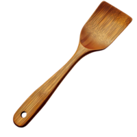 Wooden Cooking Spatula on White on transparent background. png