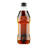Plastic bottle with soft drink isolated on transparent background png