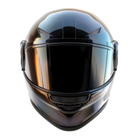 Black and Silver Motorcycle Helmet isolated on transparent background png