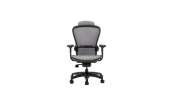 Ergonomic office chair with adjustable features and breathable mesh back for comfort during long work hours. png