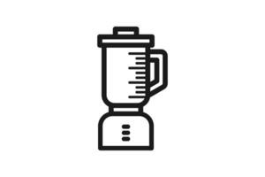 blender icon line simple design vector
