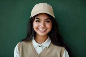 Charming young Latin woman photo