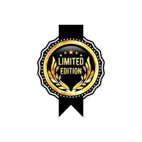 Limited edition label or Limited edition tag flat style. The best Limited edition label for product packaging design element. vector